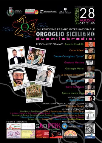 Locandina Premio Orgoglio Siciliano 2013