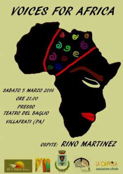 Locandina the voice for Africa 2016 - Baldo Brandi